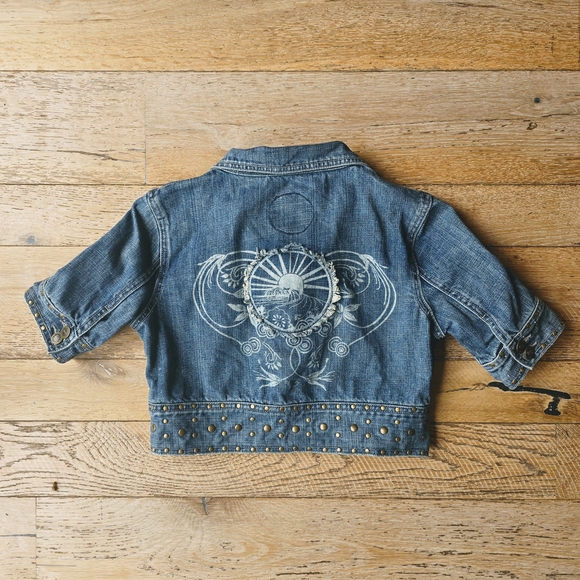 y2k Vintage Billabong Blue Denim Jean Jacket beachyvibes coconutgirl 2000's surf - Picture 1 of 6